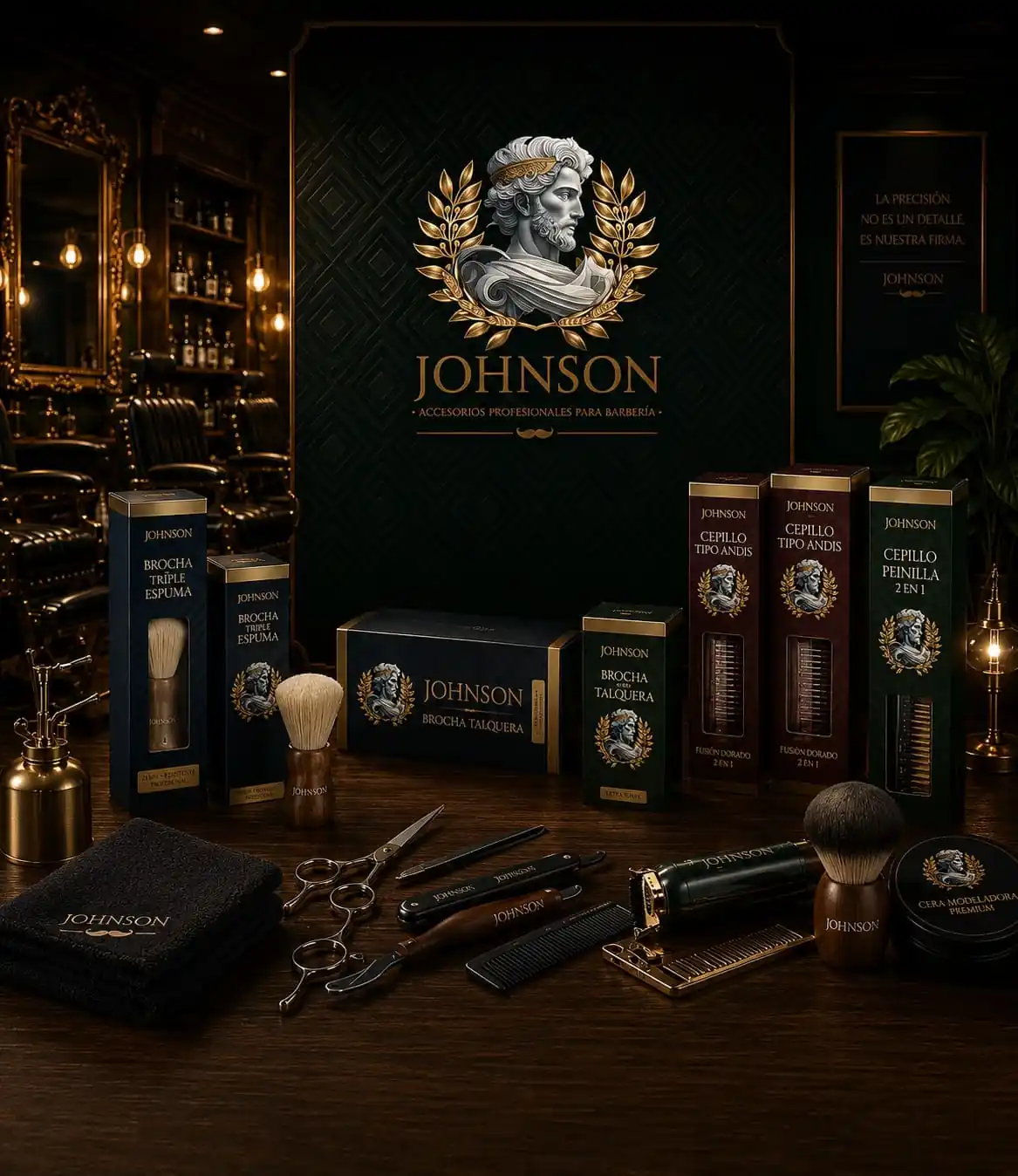 Una marca premium diseñada para destacar en el mercado profesional de la barbería