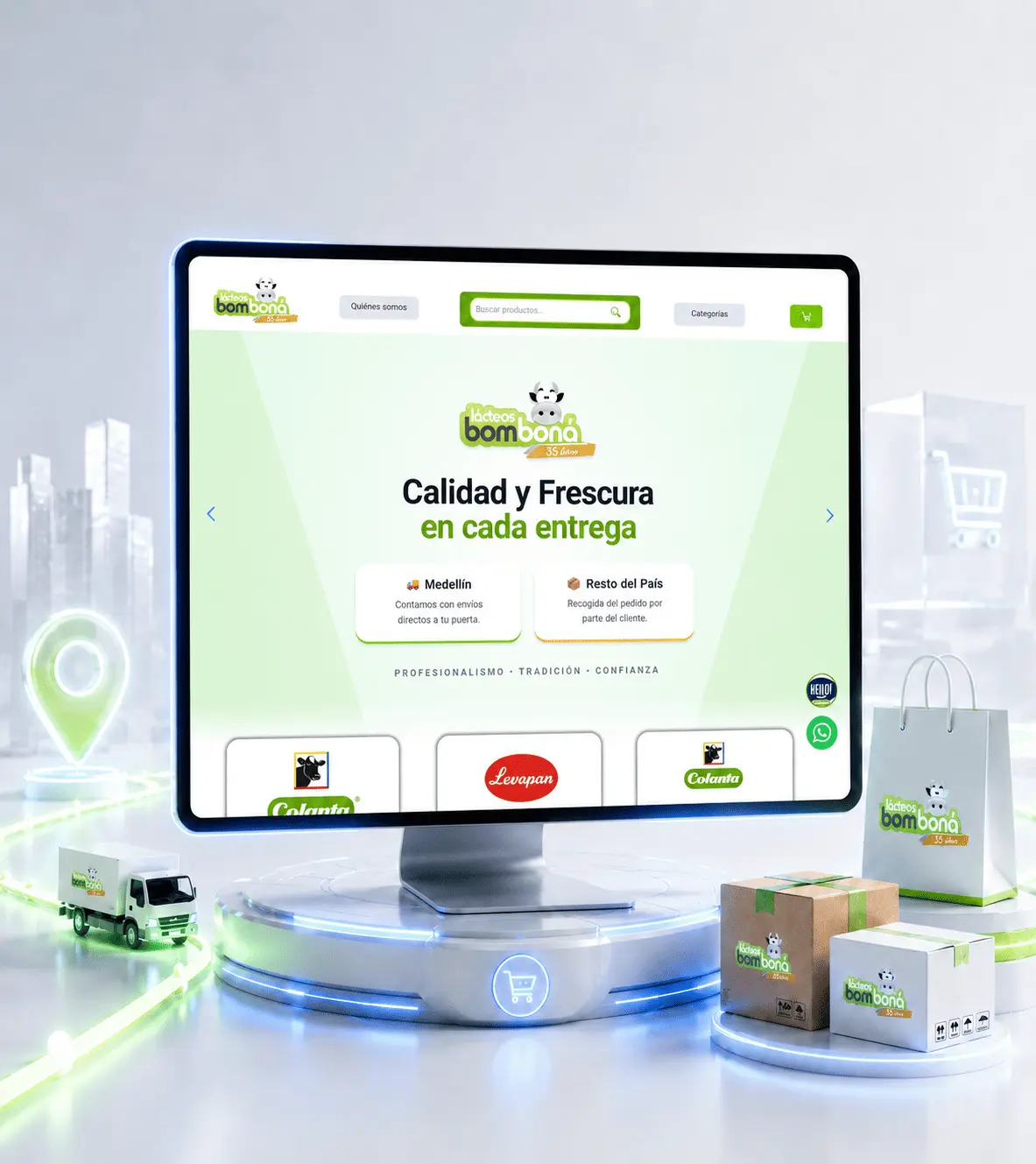 Una experiencia de compra fresca, cercana y pensada para convertir visitas en pedidos.
