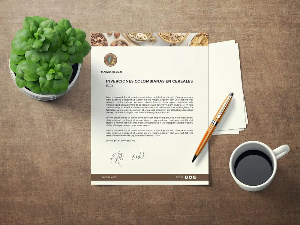 Detalle visual 4 de Identidad Visual – Inversiones Colombianas en Cereales (ICC): undefined