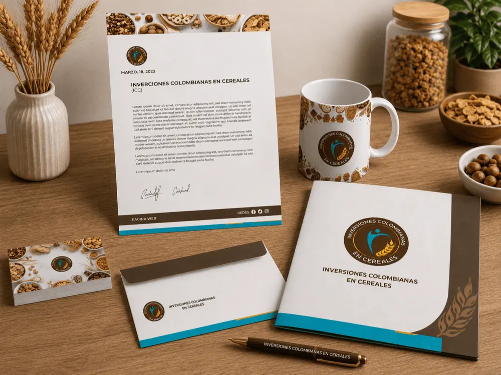 Detalle visual 7 de Identidad Visual – Inversiones Colombianas en Cereales (ICC): undefined